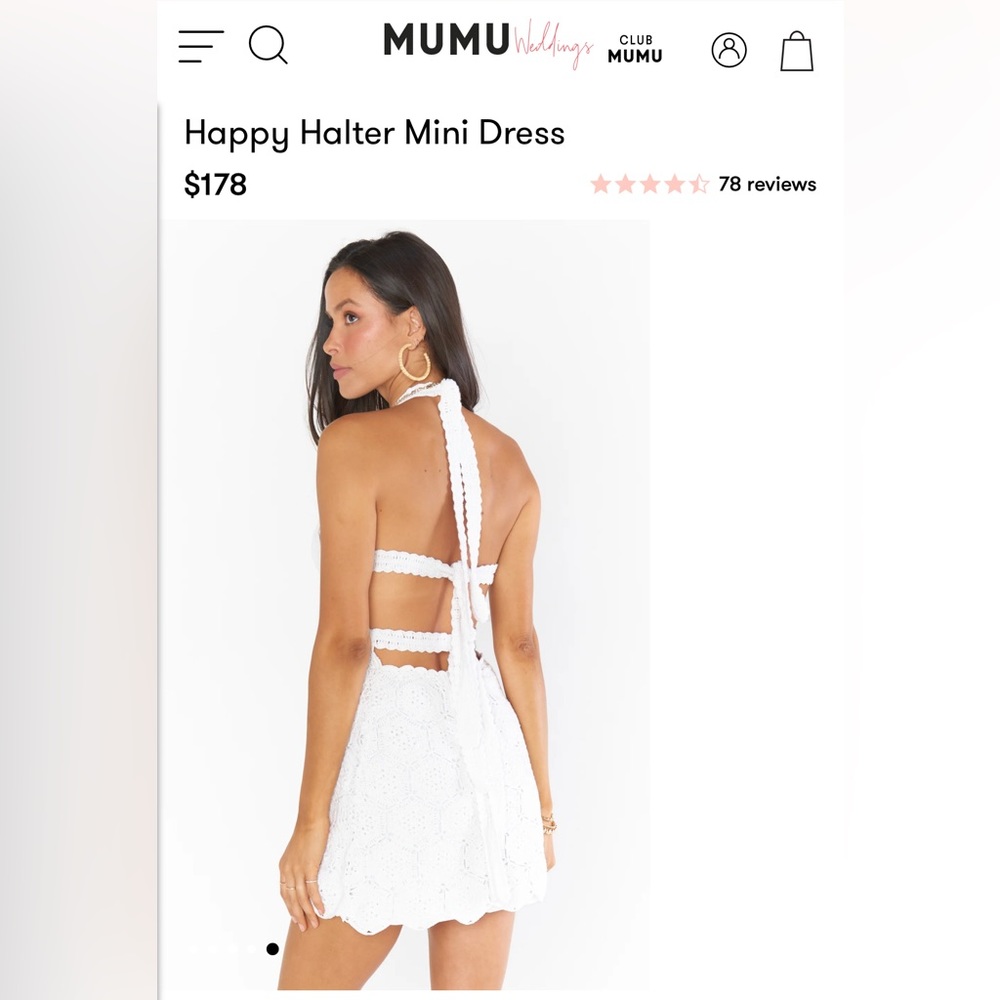 Happy Halter Mini Dress